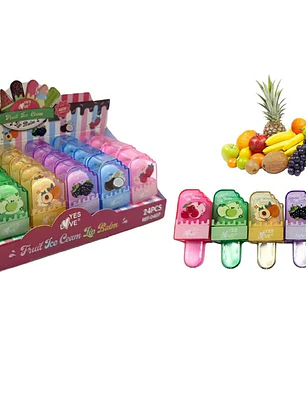 Bálsamo Labial Gelado Sorvete de Frutas Yes Love