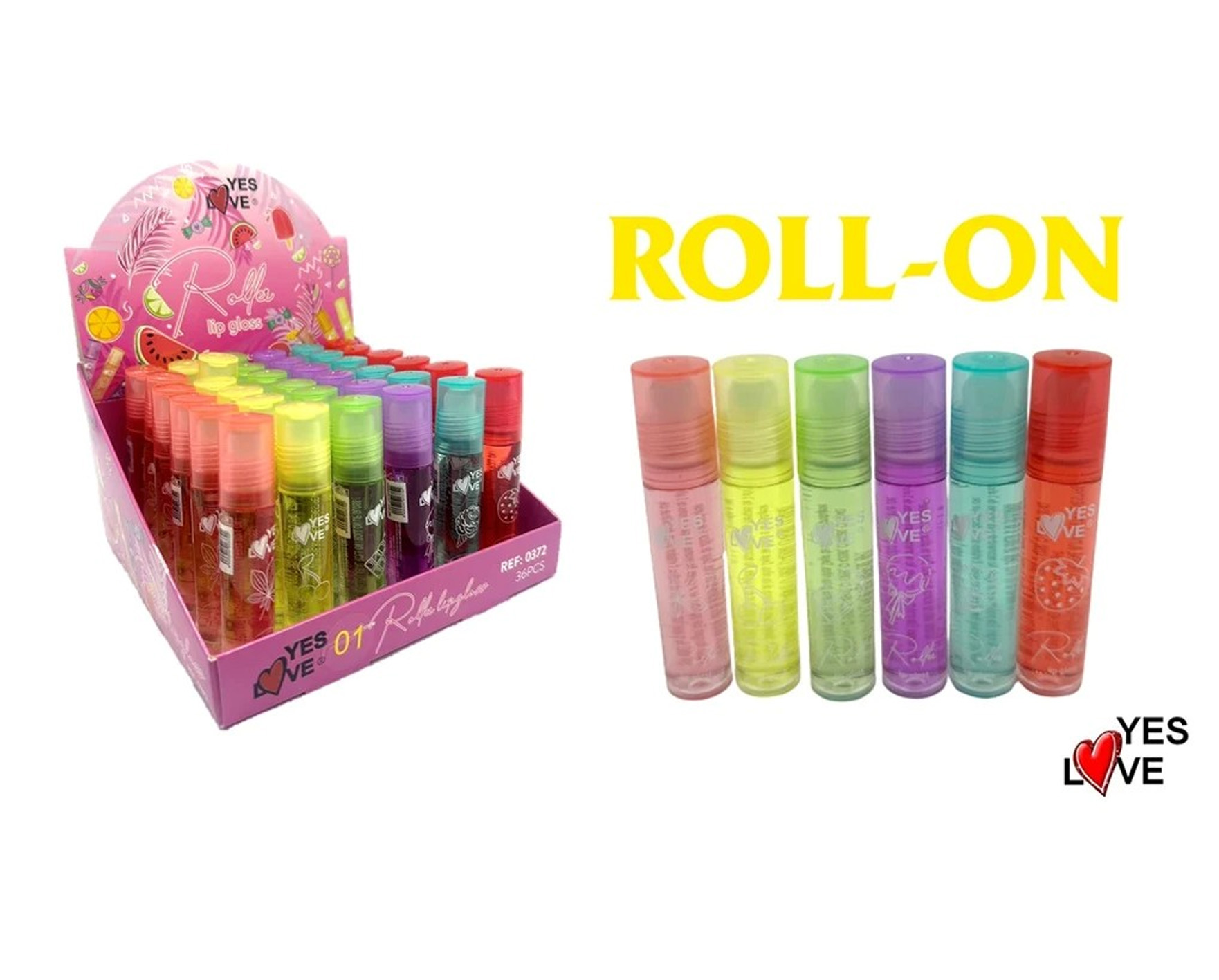Lip Gloss Roll on Frutas Yes Love 1