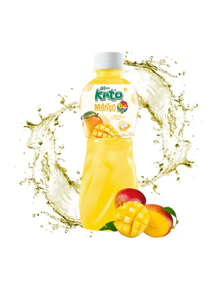 Sumo de Manga Kato com GelÃ©ia de Nata De Coco 320ml