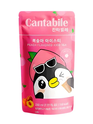 ChÃ¡ gelado de pÃªssego Cantabile 230ml