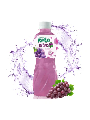 Suco de uva Kato com gelatina de nata de coco 320ml