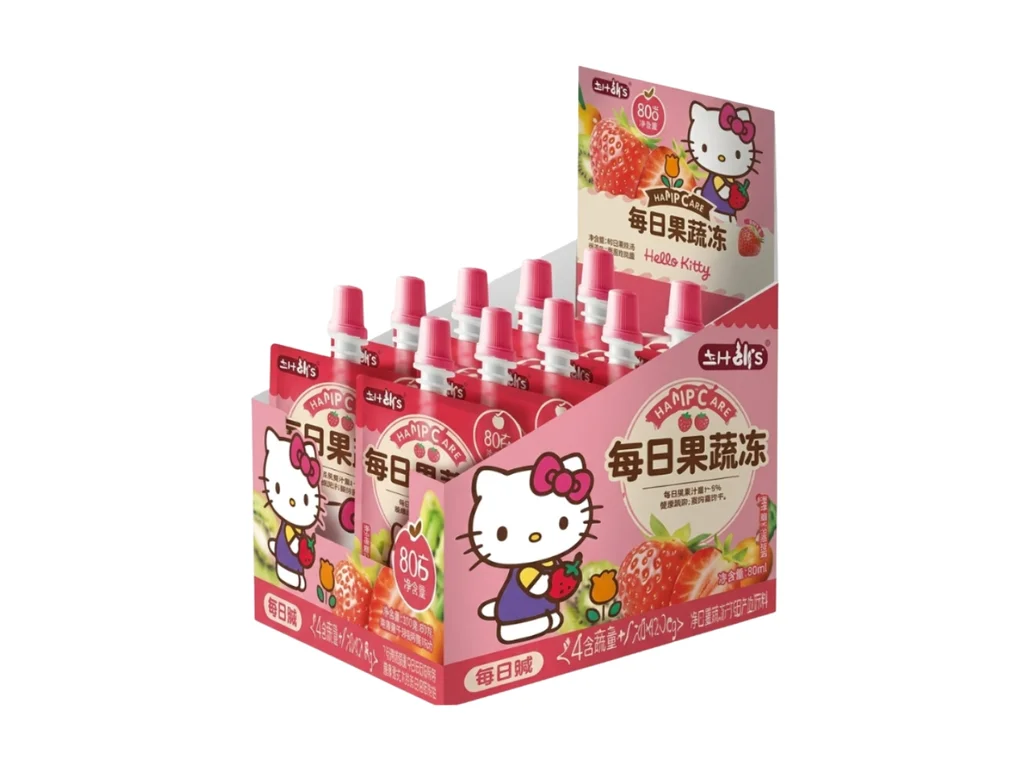 YJPZ Hello Kitty Morango Vegetais e Frutas 110g CHN 1