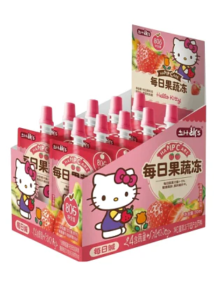 YJPZ Hello Kitty Morango Vegetais e Frutas 110g CHN
