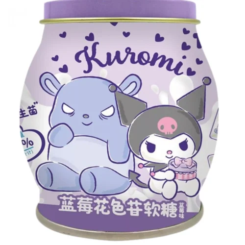 Mealheiro de balas de goma sabor pêssego Qi My Melody 27g CHN 1
