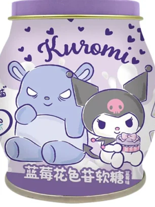 Mealheiro de balas de goma sabor pêssego Qi My Melody 27g CHN