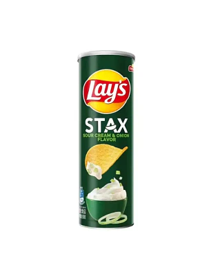 Lay's Stax Creme Azedo e Cebola 90g CHN