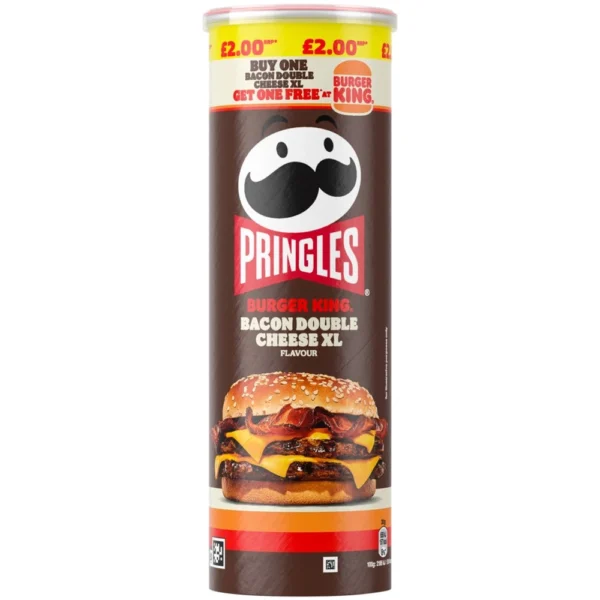 Pringles Burger King Bacon Double Cheese XL 165g 1