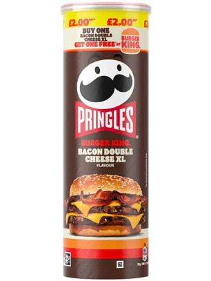 Pringles Burger King Bacon Double Cheese XL 165g