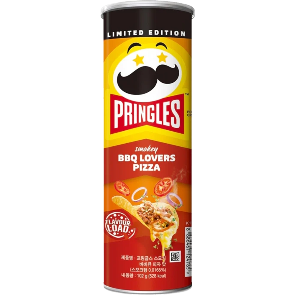 Pringles Sabor Pizza BBQ Lovers 102g 1