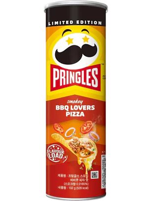 Pringles Sabor Pizza BBQ Lovers 102g