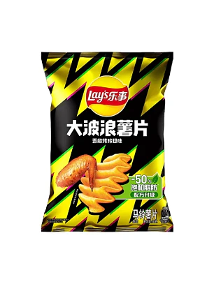 Asas de frango Lay's Deep Ridged 70g CHN