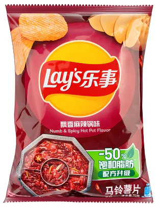 Lay's Numb & Spicy Hotpot 70g CHN