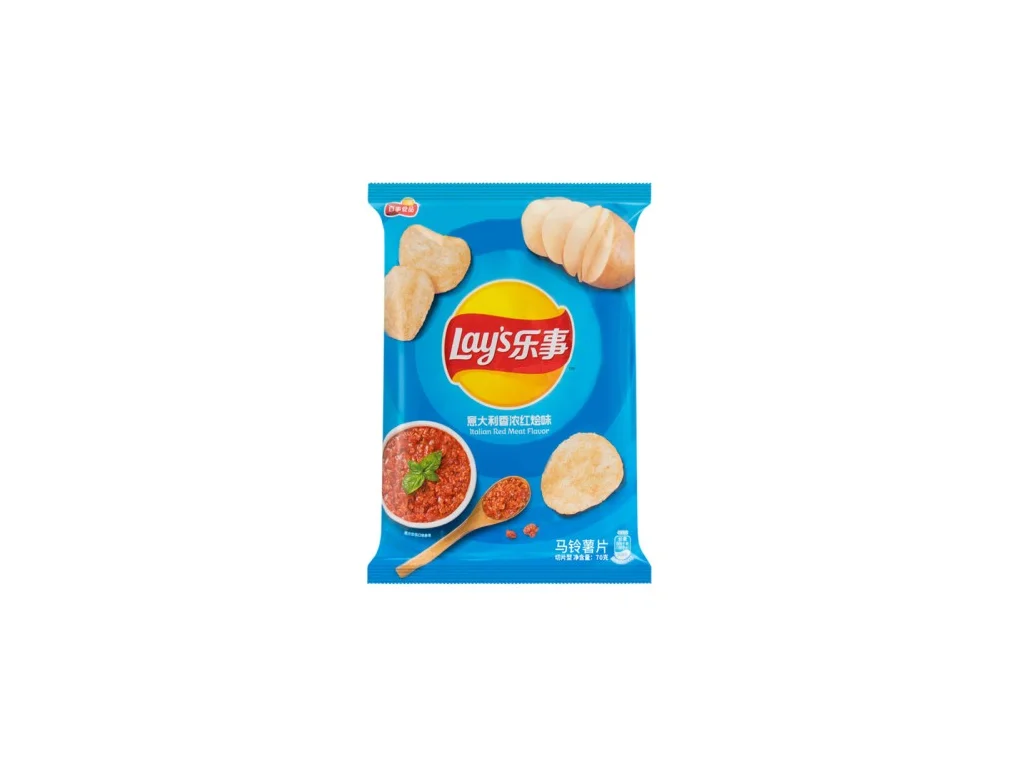 Batata Lay's Italiana Carne Vermelha 70g CHN 1