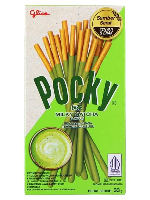 Glico Pocky Chá Verde Matcha 33g