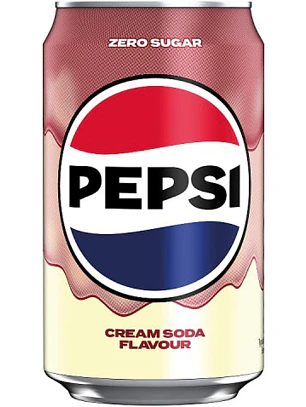Pepsi Zero AÃ§Ãºcar Creme Soda 330ml
