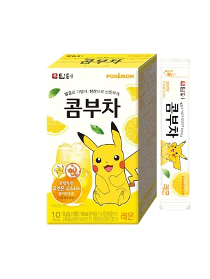 Damtuh Pokemon LimÃ£o Kombucha Powder Stick 50g
