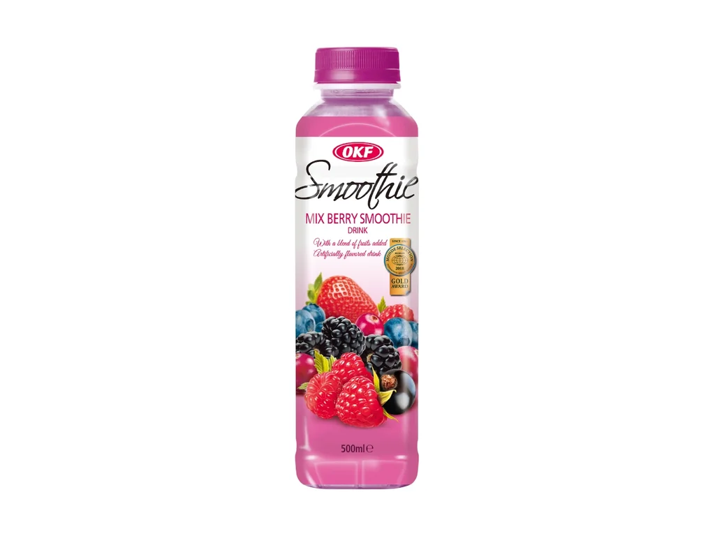 Mistura para Smoothie OKF Sabor Frutas Vermelhas 350ml KOR 1