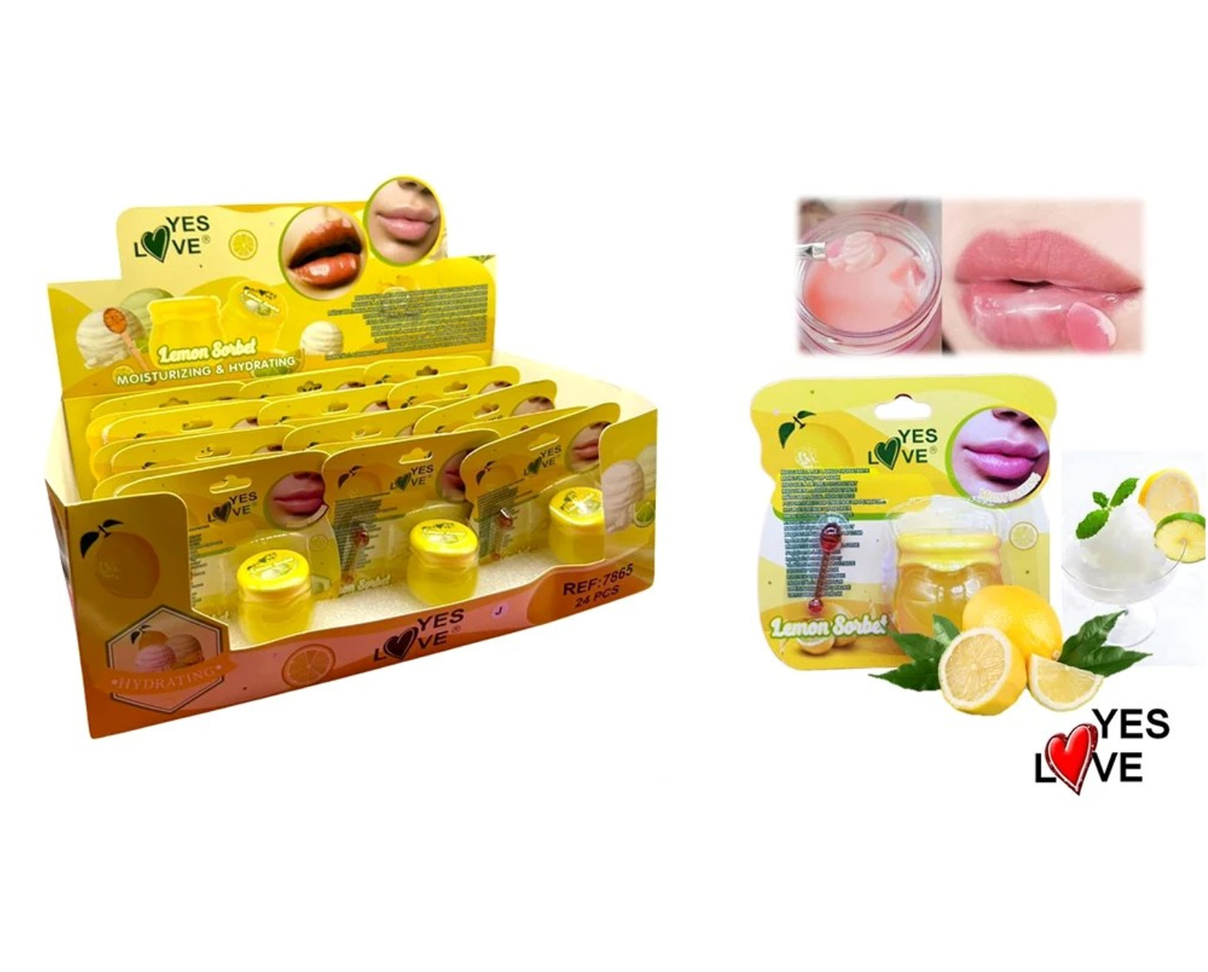 Máscara labial hidratante de limão - Yes Love 2