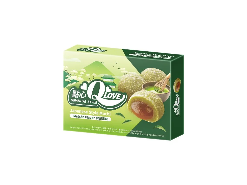 QLove Matcha Mochi Tradicional 180g TWN 1