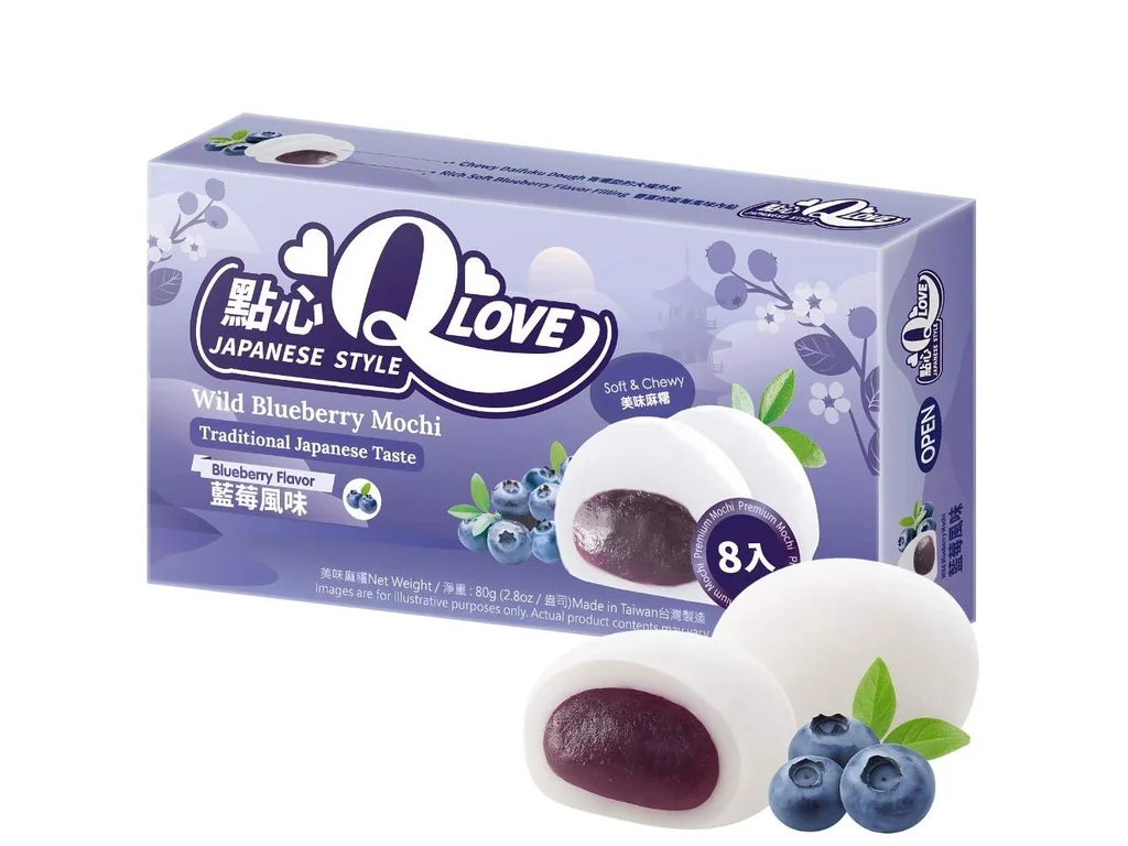 Mini Mochi de Mirtilo Selvagem QLove 80g TWN 1