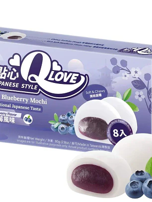 Mini Mochi de Mirtilo Selvagem QLove 80g TWN