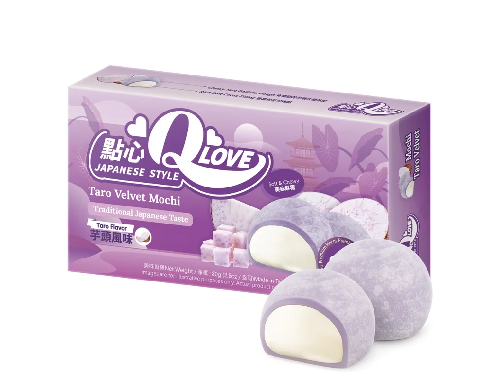 QLove Veludo Taro Mini Mochi 80g TWN 1