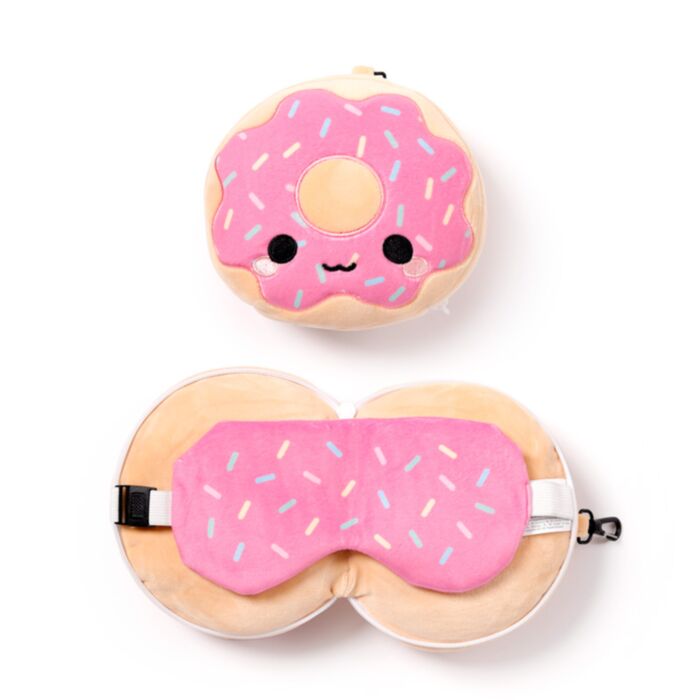 Almofada de Viagem e máscara para dormir Relaxeazzz Donut 1