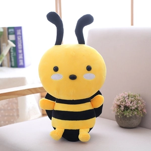 Almofada Peluche Abelha fofa em desenho animado, macia e fofa 20cm 1