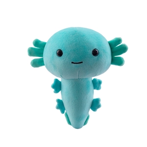 Axolote de pelúcia fofo, bichinho de peluche macio, boneca de salamandra de desenho animado 1
