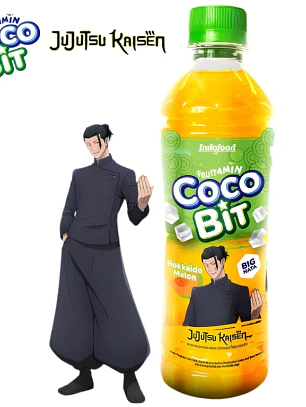 Fruitamin Jujutsu Kaisen Hokkaido Suco de Melão com Nata de Coco 350ml IND
