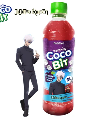 Fruitamin Jujutsu Kaisen Kyoho Suco de Uva com Nata de Coco 350ml IDN
