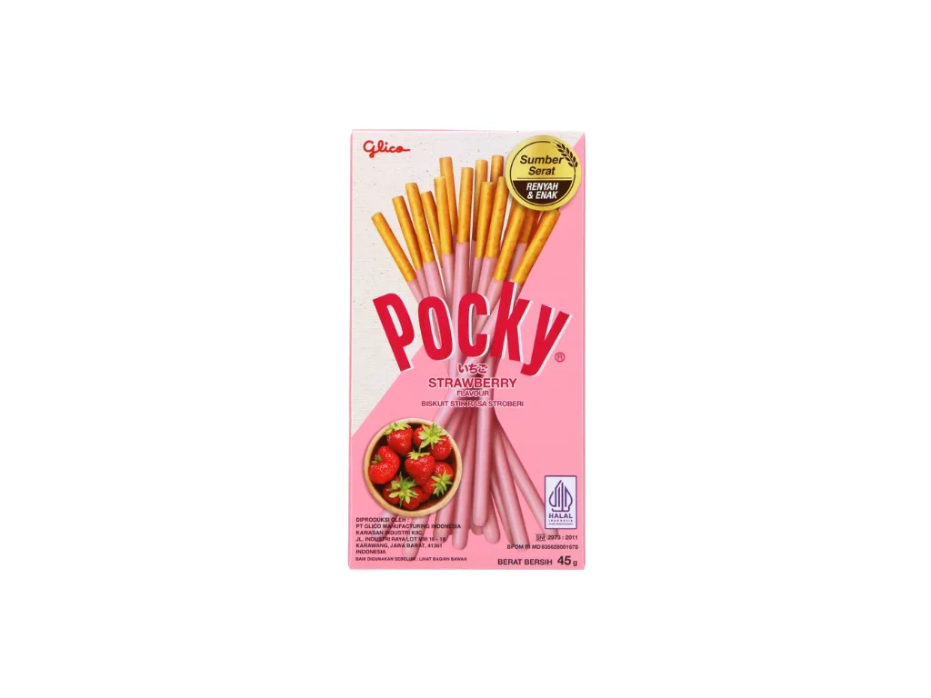 Glico Pocky Morango 45g IDN 1