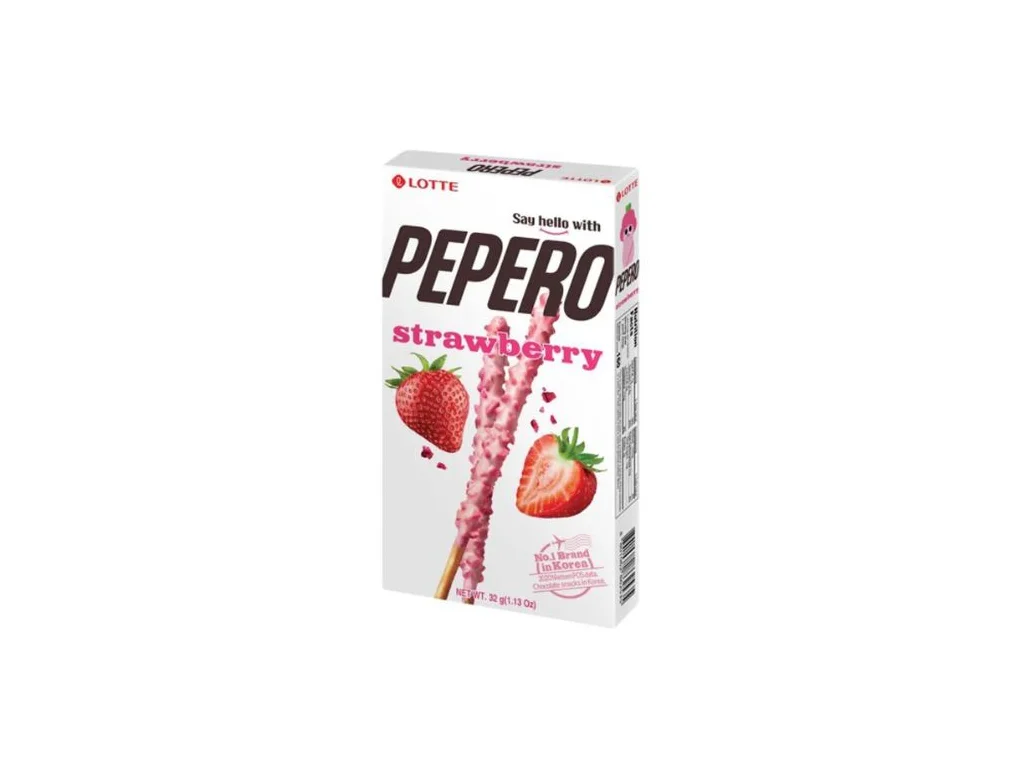 Lotte Pepero Morango 32g KOR 1