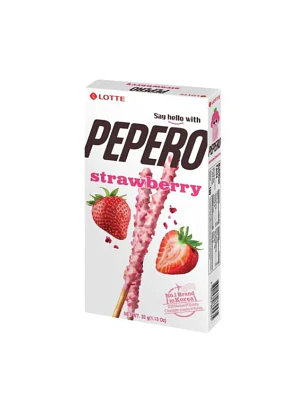 Lotte Pepero Morango 32g KOR
