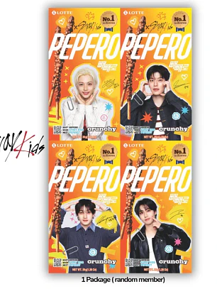 Lotte Pepero Stray Kids Crunchy 39g KOR