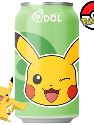 QDol Pokemon Pikachu Lima Água com Gás 330ml CHN