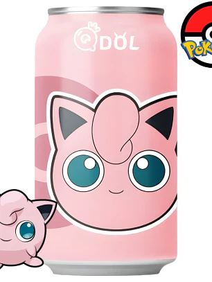 QDol PokÃ©mon Jigglypuff Ãgua com GÃ¡s Sabor PÃªssego 330ml CHN