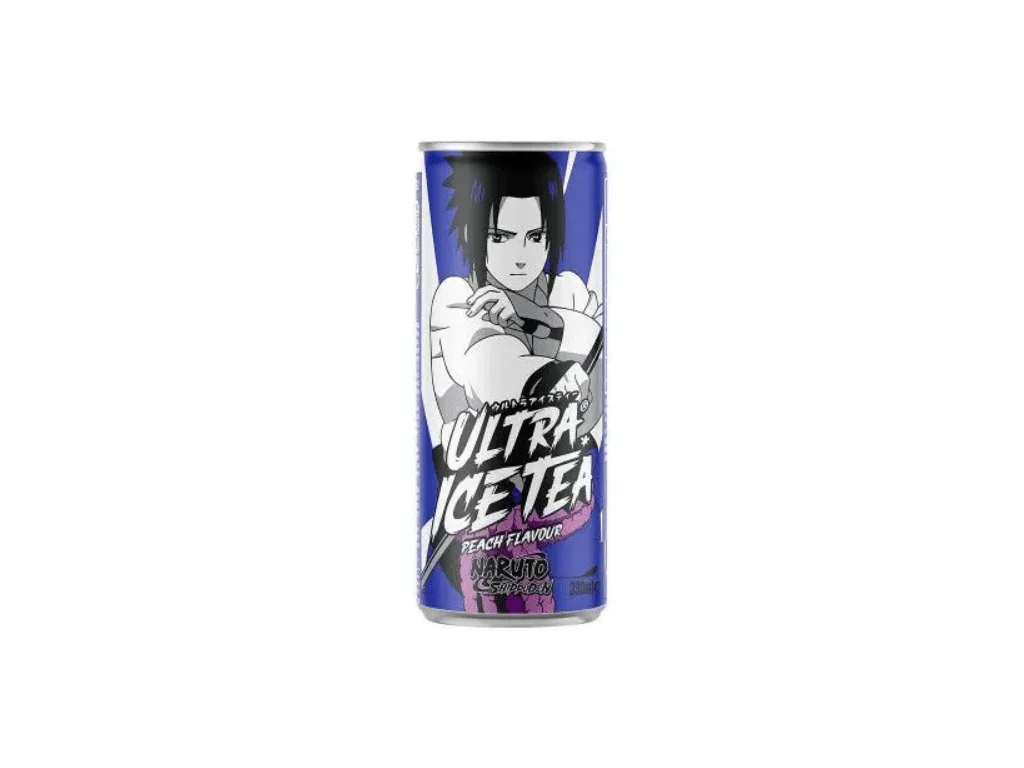 Naruto Shippuden Ultra Ice Tea Pêssego Sasuke 330ml UE 1