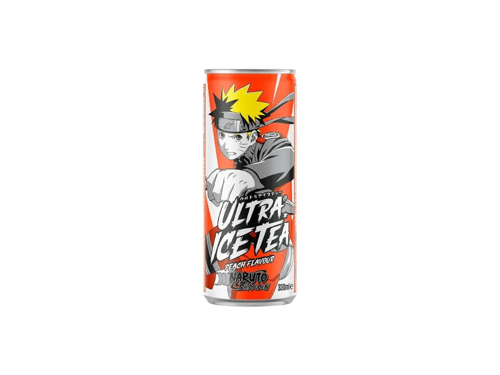 Naruto Shippuden Ultra Ice Tea Pêssego Naruto 330ml UE 1