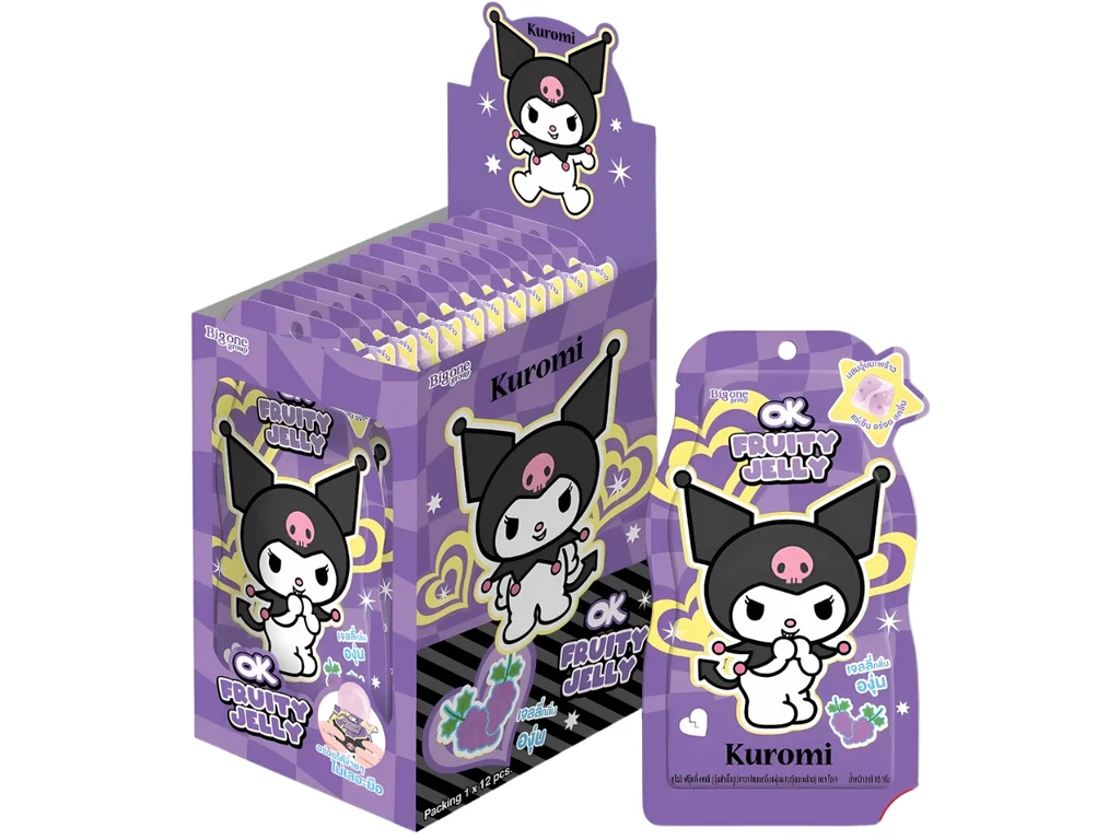 OK Kuromi Gelatina de Uva com Nata de Coco 65g THA 1