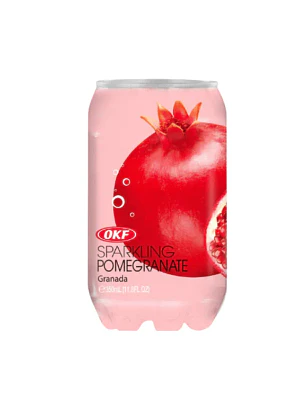Bebida gaseificada OKF com sabor de romã, 350ml KOR
