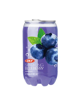 Bebida gaseificada OKF sabor mirtilo 350ml KOR