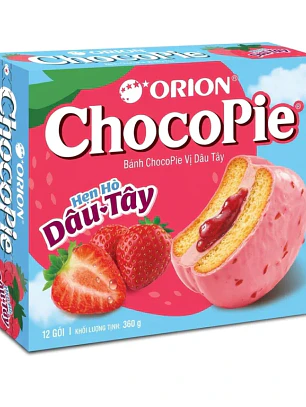 Orion Chocopie Morango 360g VNM