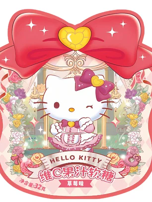 Balas de goma Qi Hello Kitty Morango 32g CHN