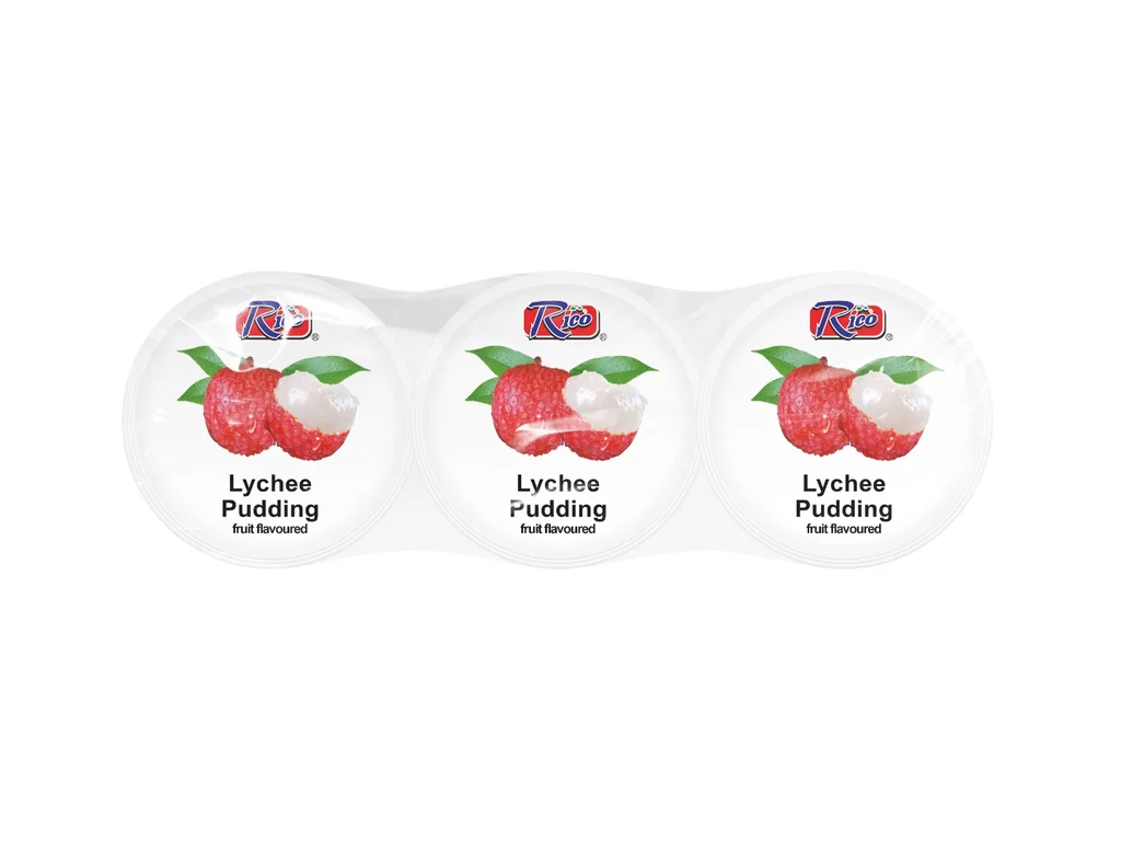 Pudim de lichia Rico com nata de coco 3x65g MYS 1