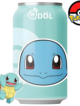 QDol Pokémon Squirtle Tangerina Água com Gás 330ml CHN