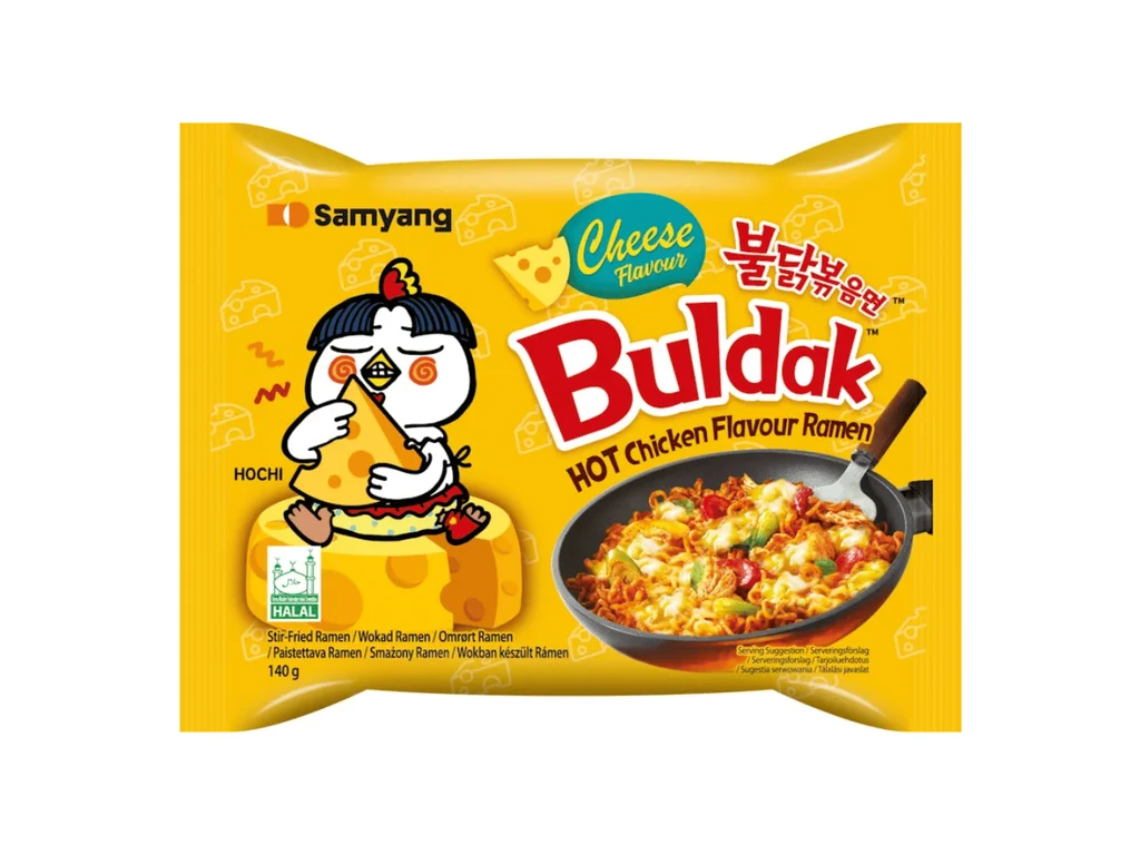Samyang Buldak Queijo Frango Picante 140g KOR 1