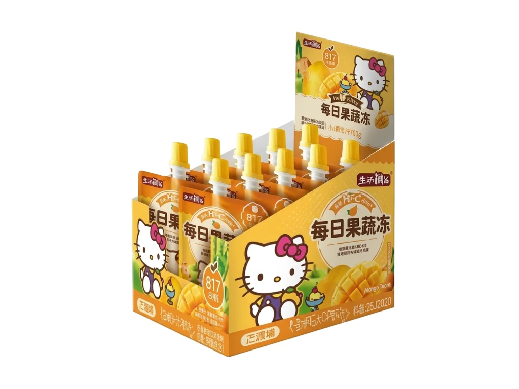 YJPZ Hello Kitty Manga Vegetais e Frutas 110g CHN 1