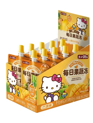 YJPZ Hello Kitty Manga Vegetais e Frutas 110g CHN