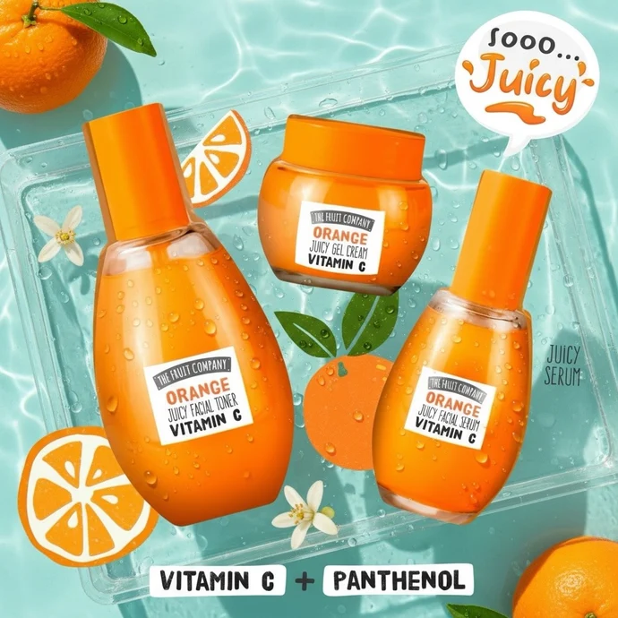 Set Skin Care Juicy Vitamine C - The fruit company 2